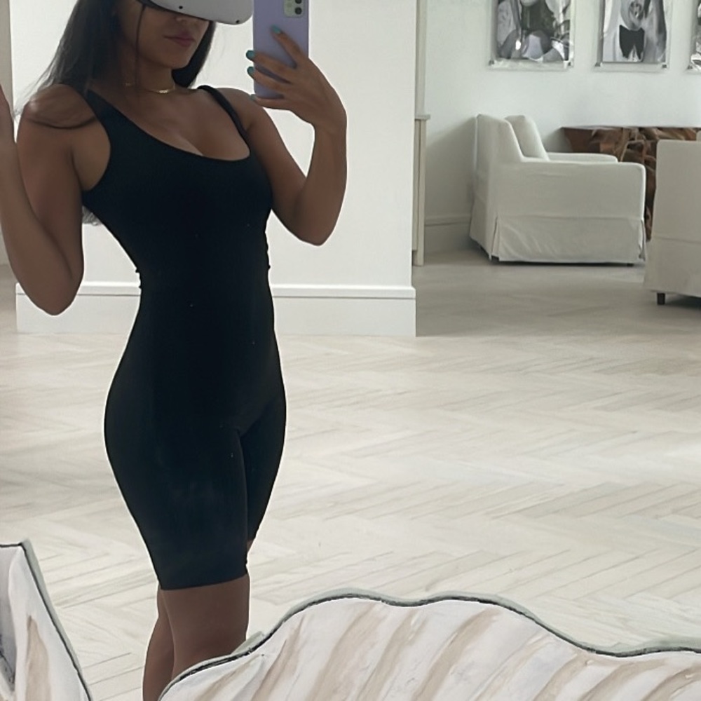 Black catsuit